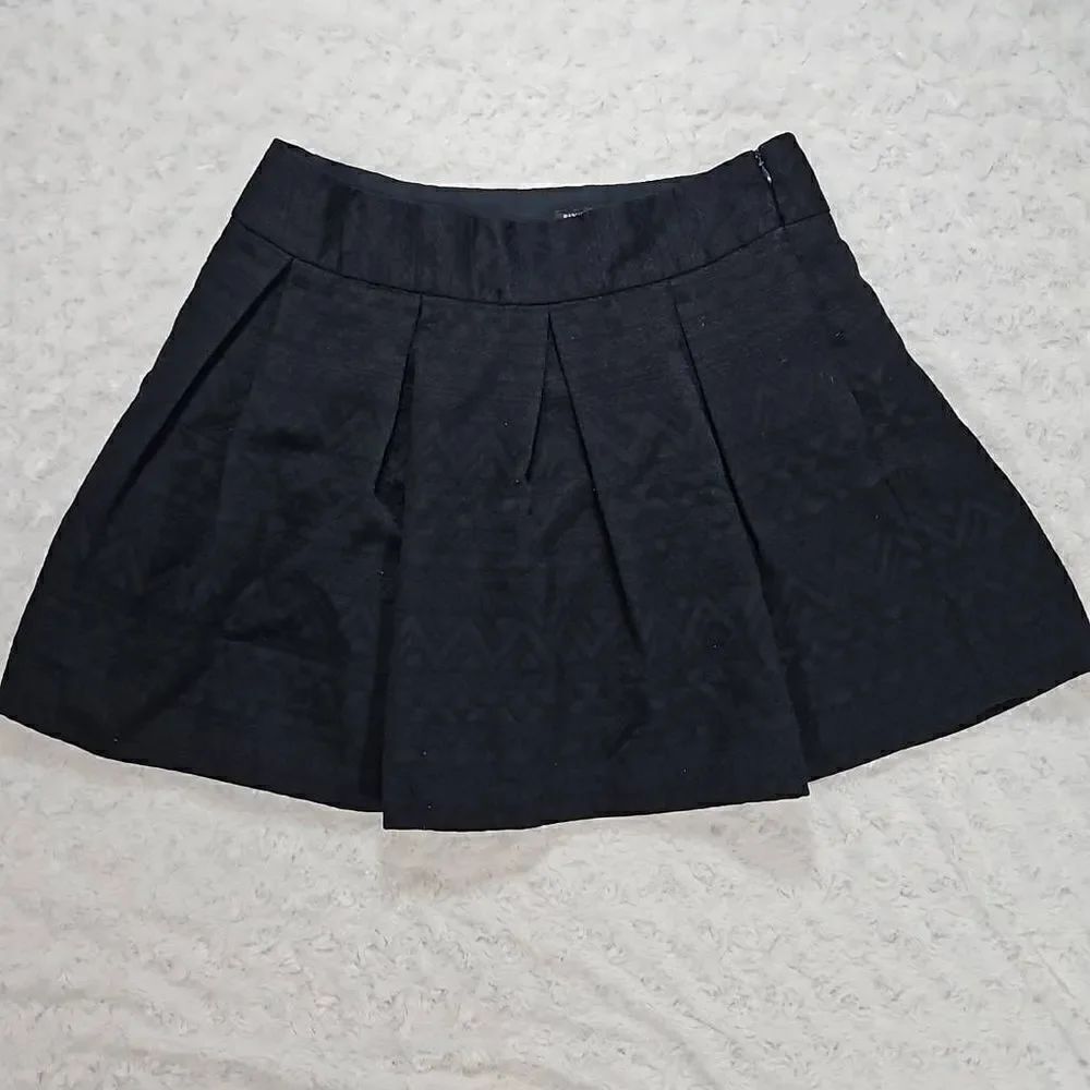 Skirt With Pockets Banana Republic Lined Mini Skirt Pleated Side Zip Dark Blue S